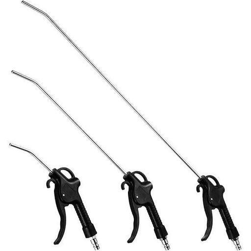 PK TOOLS 3Pc Air Dust  Blow Gun Duster Nozzle Blower Cleaning Tool 110/300/490MM - FISHER DISCOUNT