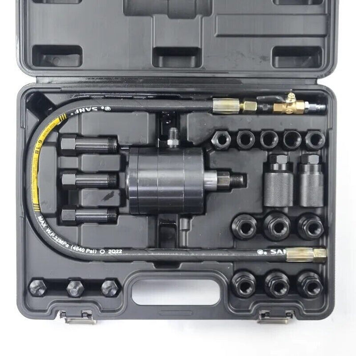PK TOOLS 21PCS Removal Tool Sets Diesel Fuel Extractor Pneumatic Puller Set