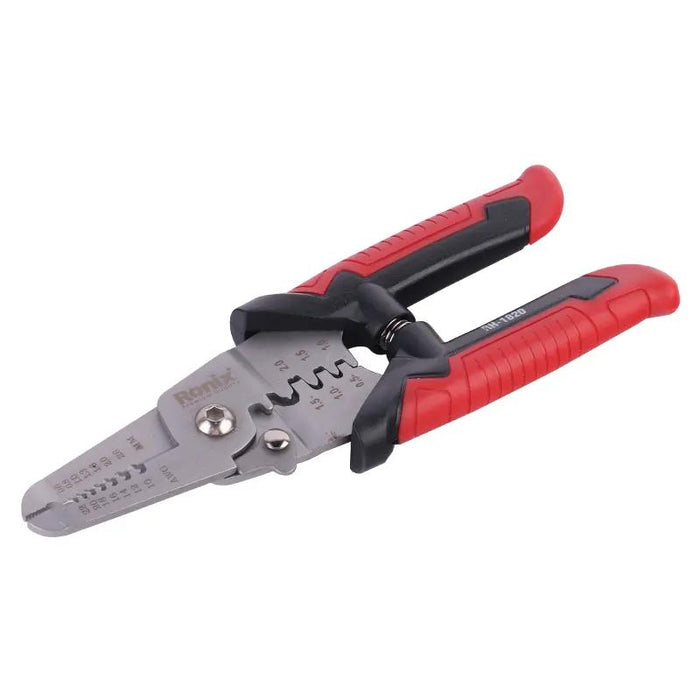 PK TOOLS 180mm Wire Stripper Pliers Electric Cable Stripper Crimper Cutter Tool