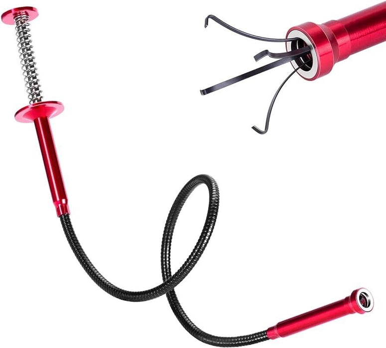 PK TOOLS 68cmL Magnetic Pick Up Tool Flexible 4 Claw Telescoping Grabber
