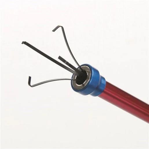 PK TOOLS 68cmL Magnetic Pick Up Tool Flexible 4 Claw Telescoping Grabber