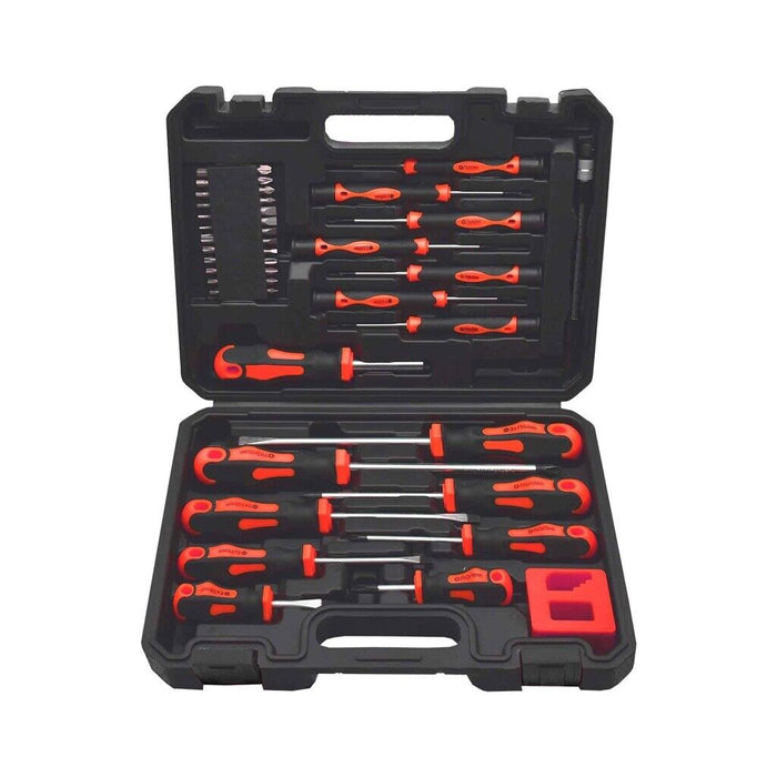 PK TOOLS 42PC Master Screwdriver Set Non-Slip Precision Screw Bits Sockets Kit - FISHER DISCOUNT