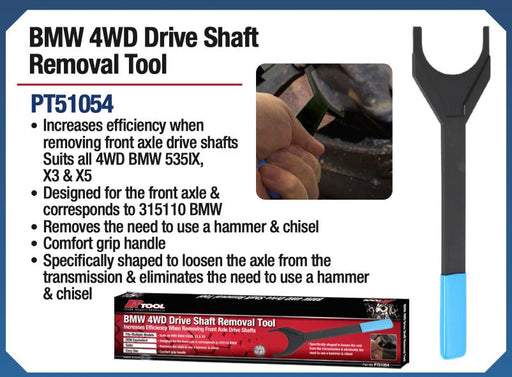 PK Tool Drive Shaft Remover Removing Tool BMW 4WD Vehicles Removes Front AXLE - FISHER DISCOUNT