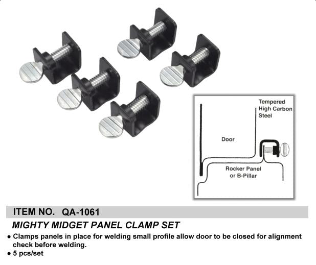 T&E Tools 5PC 35mm "Mighty Midget" Panel Clamps Made in Taiwan 1815