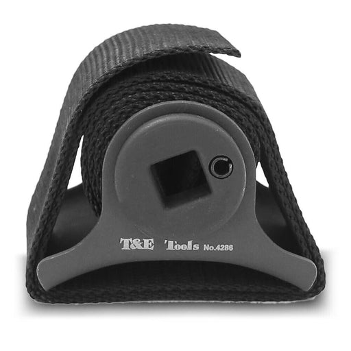 T&E Tools Strap Type Truck Filter Wrench Made in Taiwan 4286 300mm 1/2" DR - FISHER DISCOUNT