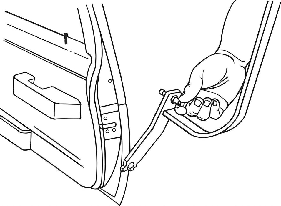T&E Tools Door Hinge Adjuster Bolted or Welded - Auto Collision Repair Tool 1576