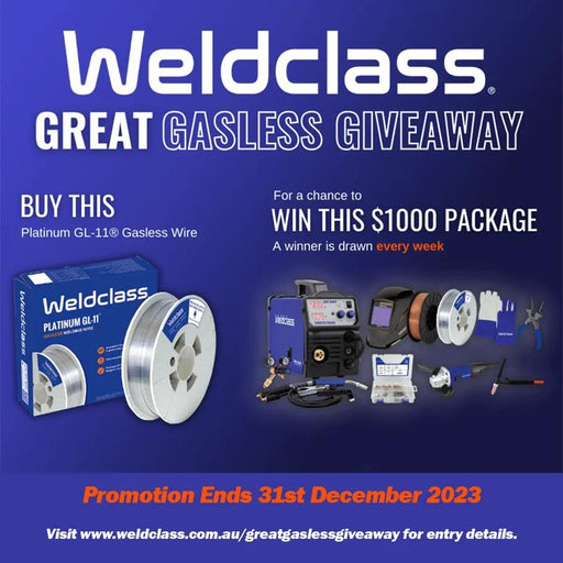 Weldclass 200mm/4.5kg Spool 0.9mm Platinum GL-11 Gasless Wire 2-098FM Weldclass - FISHER DISCOUNT