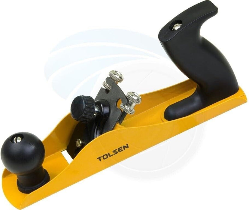 TOLSEN  235 mm Manual Adjustable Hand Planer For Wood,Yellow, HPL01300