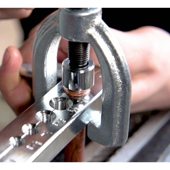 Tube Flaring Tool Kit Brake Lines Refrigeration Copper Air Conditioning Cutter