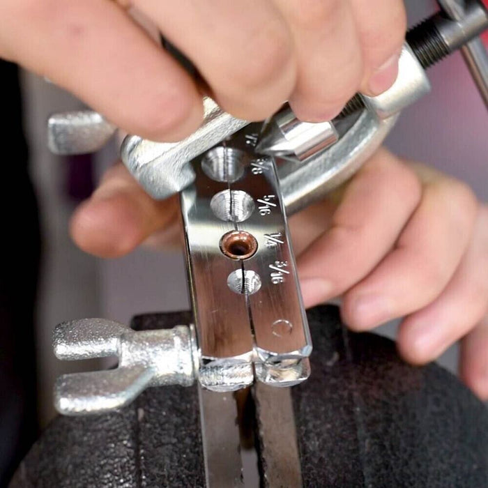 Tube Flaring Tool Kit Brake Lines Refrigeration Copper Air Conditioning Cutter