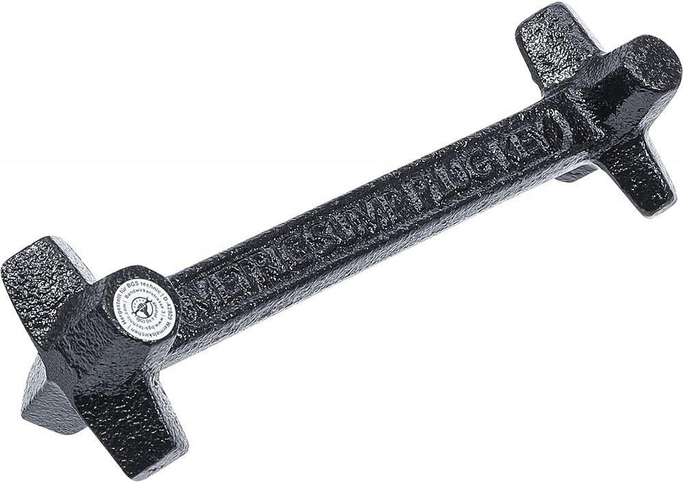 T&E Tools Universal Square Drain Plug Wrench Made in TaiwaJ5696 (Sump Plug Tool)