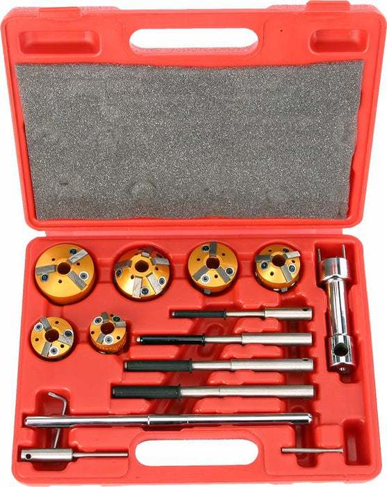 T&E TOOLS 14pc PRECISION VALVE SEAT CUTTERS TUNGSTEN CARBIDE SET DALLAS # 6257