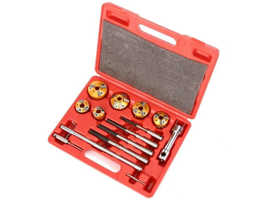 T&E TOOLS 14pc PRECISION VALVE SEAT CUTTERS TUNGSTEN CARBIDE SET DALLAS # 6257