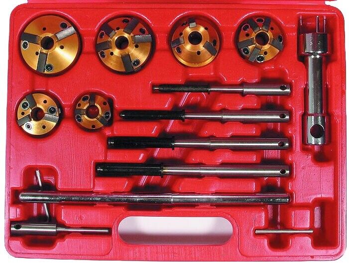 T&E TOOLS 14pc PRECISION VALVE SEAT CUTTERS TUNGSTEN CARBIDE SET DALLAS # 6257