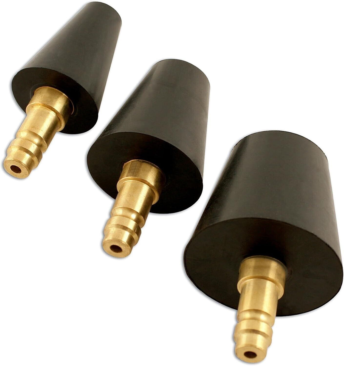 T&E Tools 3 Piece Tapered Rubber Cone Set Made in Taiwan GT8 17-50mm ...