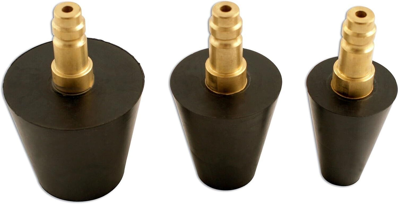 T&E Tools 3 Piece Tapered Rubber Cone Set Made in Taiwan GT8  17-50mm