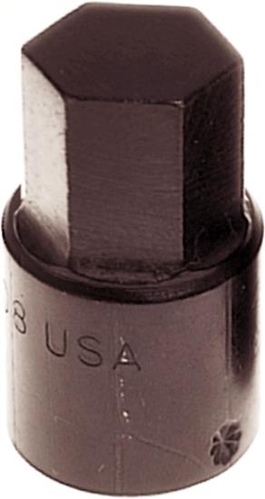 T&E Tools 14mm in-hex 1/2"DR Drain Plug Socket 55mmL Made in USA 5514