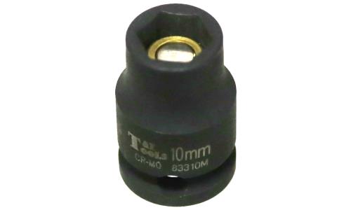 T&E Tools 10mm x 3/8" Drive Magnetic Impact Metric Socket Made in Taiwan 83310M