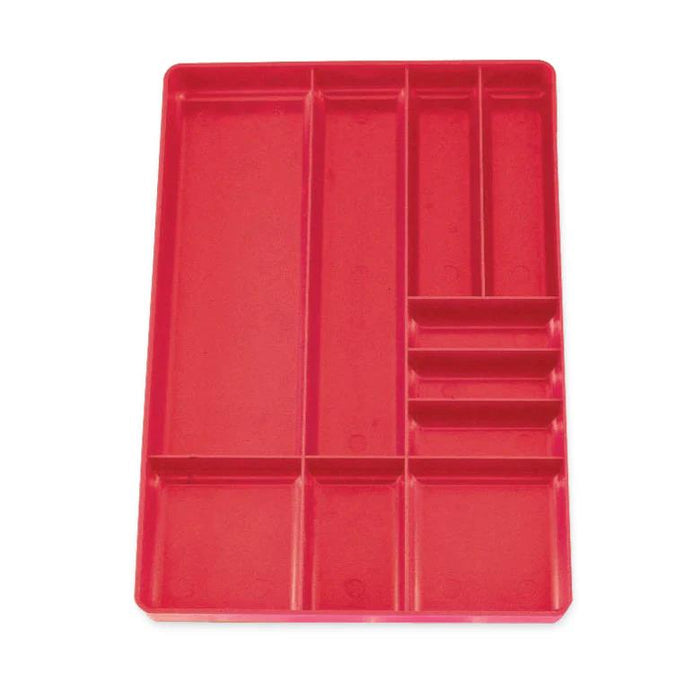 T&E Tools 10-Compartment Low-Profile Tool Box Parts Organiser Tray  8933