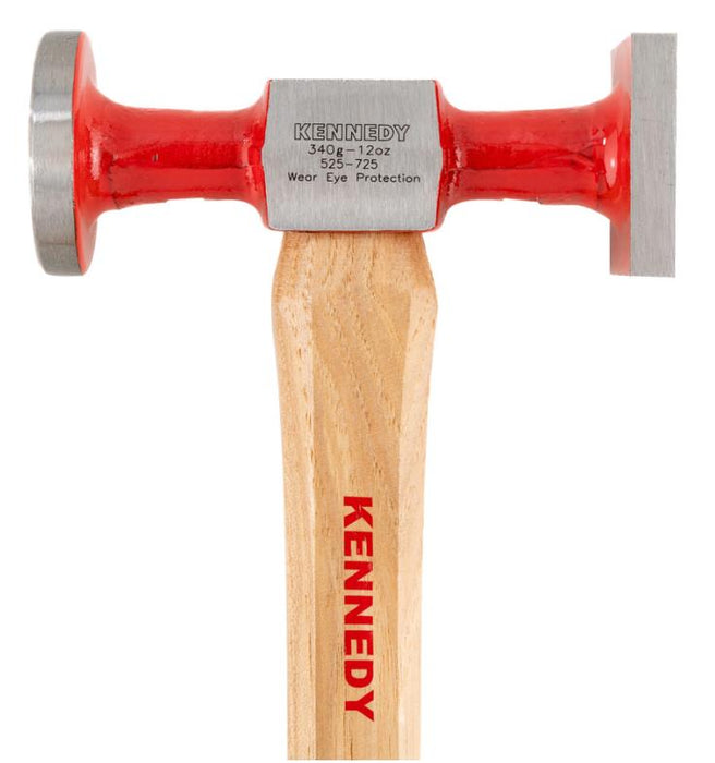 T&E Tools Standard Planishing 40mm Round 38mm Square Hammer Made in Taiwan 1560