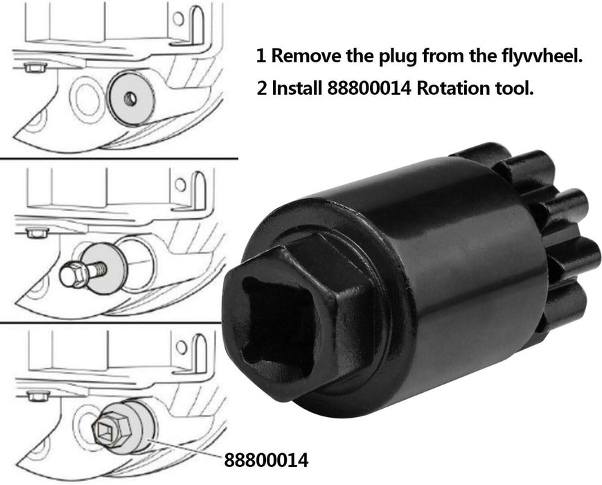 T&E TOOLS Volvo Truck Flywheel Turning Tool  88800014 MP8 MP10 D13A 9029K