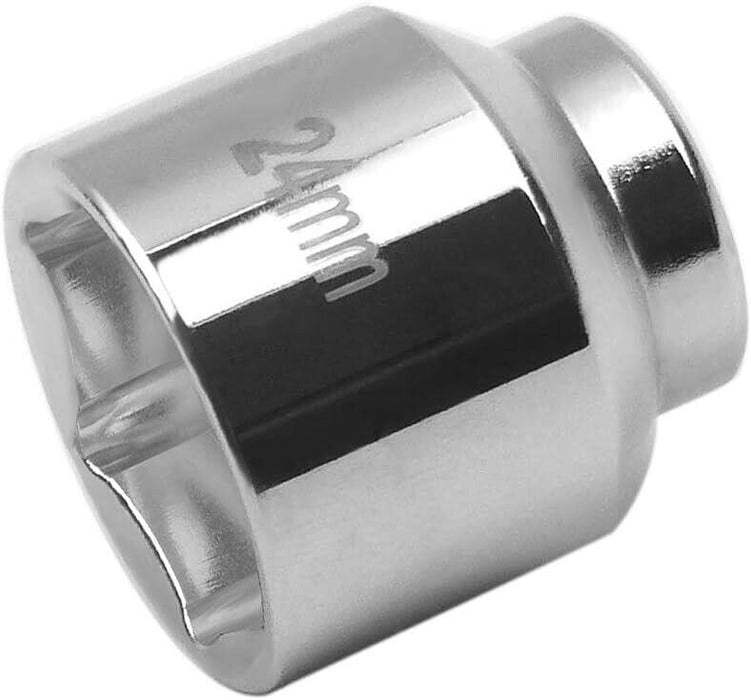 T&E Tools 24mm  x 3/8" Drive 6 point  Oil Filter Socket Made in Taiwan 4221