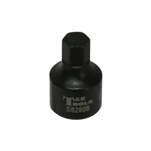 T&E Tools 6mm x 1/4"Dr Stubby In-Hex Metric Impact Socket Made in Taiwan S82906