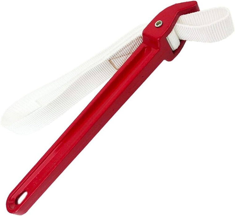 T&E Tools Anti-sliding Strap Wrench for filter removal 300mm Made Taiwan J5103