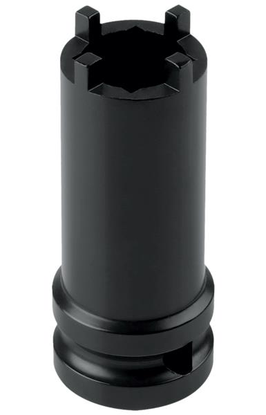 T&E Tools 22mm Four Tooth External Bearing Nut Socket Made in Taiwan 1