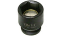 T&E Tools 3/8" x 3/8" Drive Magnetic Impact SAE Socket Made in Taiwan 83312 - FISHER DISCOUNT