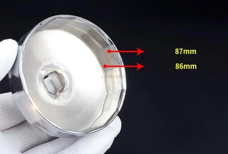 PK Tool 22 Pcs 1/2"Dr Oil Filter Removal Kit Cup Style Kit Chrome Finish 37size