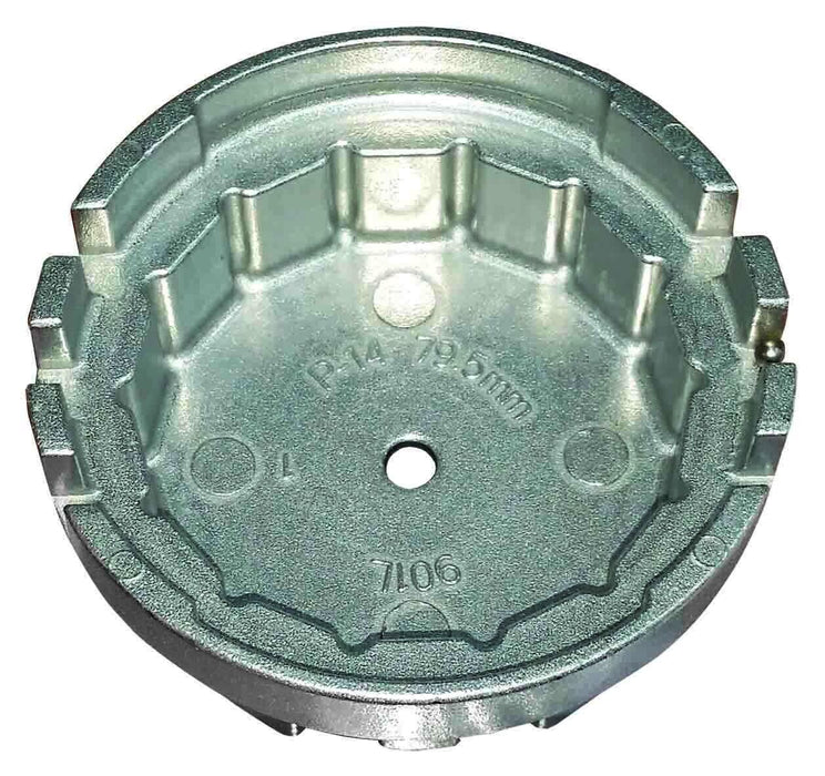 PK Tool 18 Pcs HD Cup Style 1/2" & 3/8" Oil Filter Cartridge Nut Removal Kit