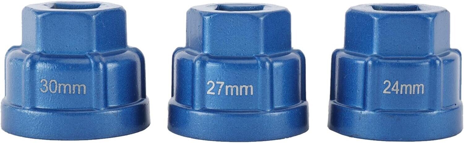 PK Tool 6 Pcs Heavy Duty 1/2 Inch Oil Filter Cartridge Nut Removal Kit 24-38mm