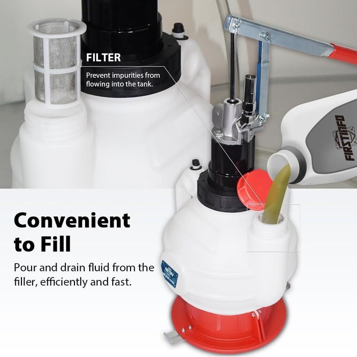 PK TOOLS XL Manual Automatic Transmission Fluid Filler with Tool Set 7.5L