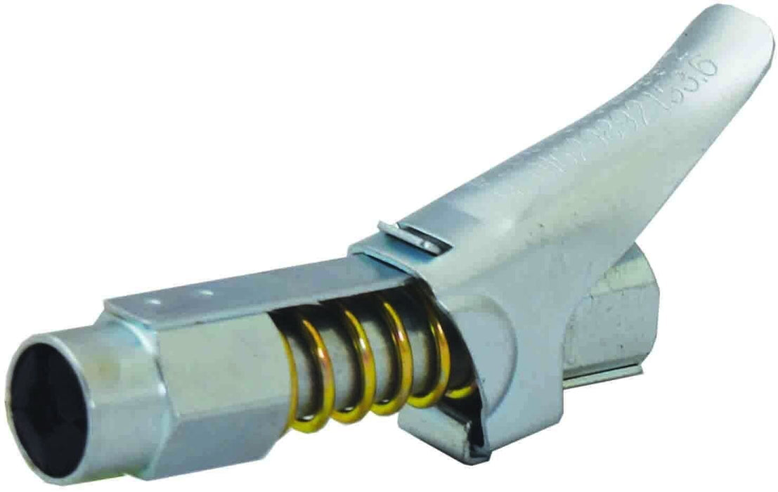 PK Tool Grease Gun Coupler Nozzle - Quick Release Lock-On Fast On/Off