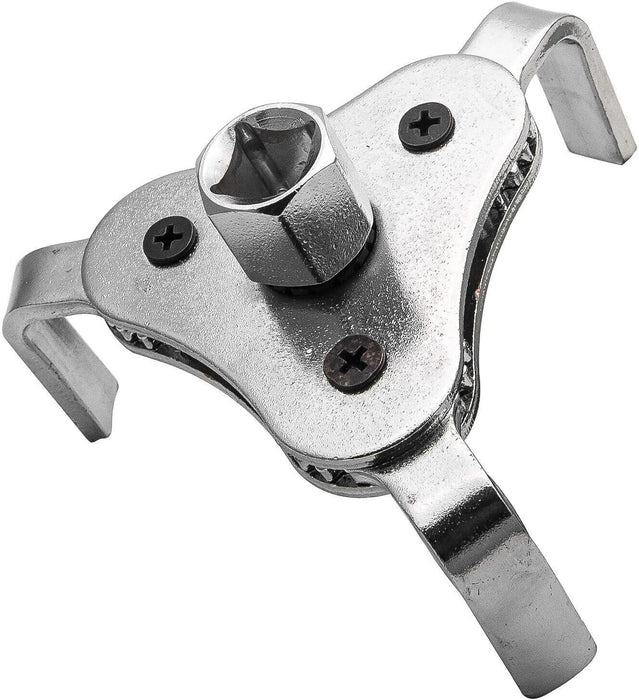 PK Tool 3 Claw Oil Filter Wrench - Fits Filters 63-102mm with Adaptor