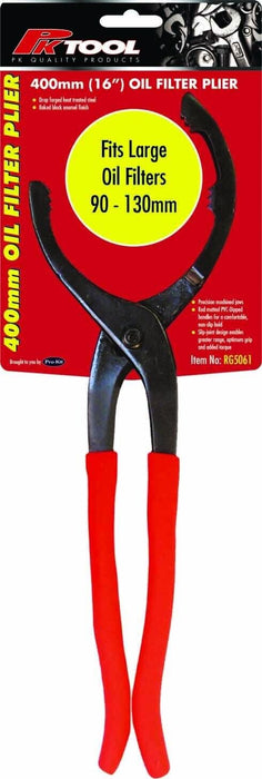 PK Tool 400mm 16 Inch Oil Filter Claw Plier - Fits filters 90 - 130mm