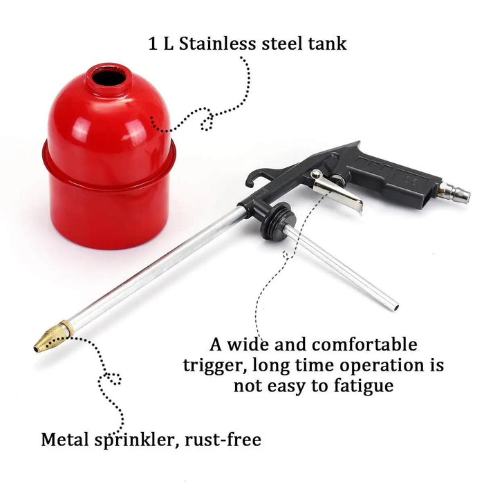 PK Tool 1Ltr Car Foam Engine Degreasing Wash Gun Adaptors & Airline Fitting