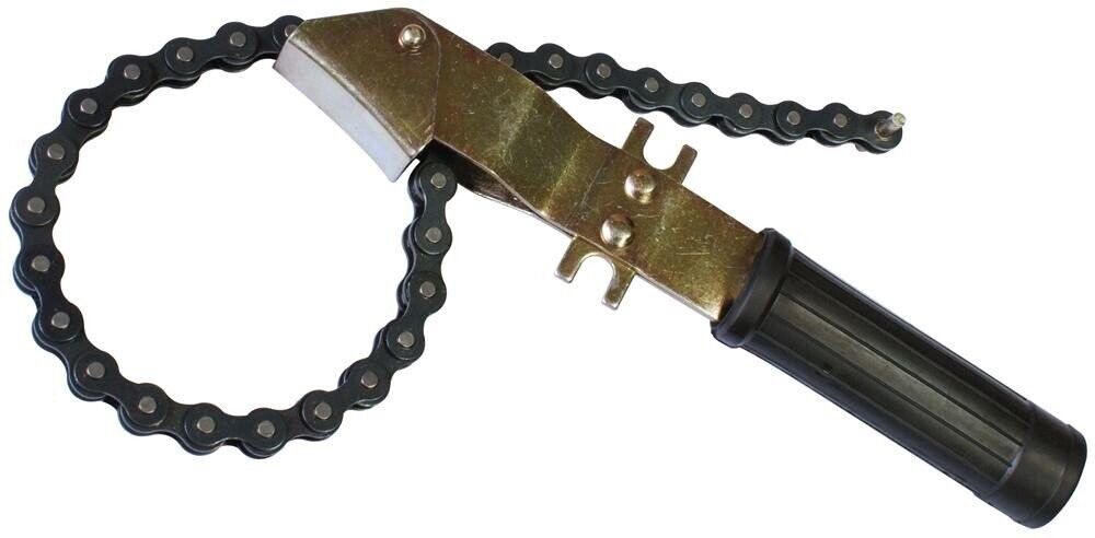 PK Tool HEAVY DUTY OIL FILTER CHAIN WRENCH Remover Car Bike 125mm 5 Inch Filters