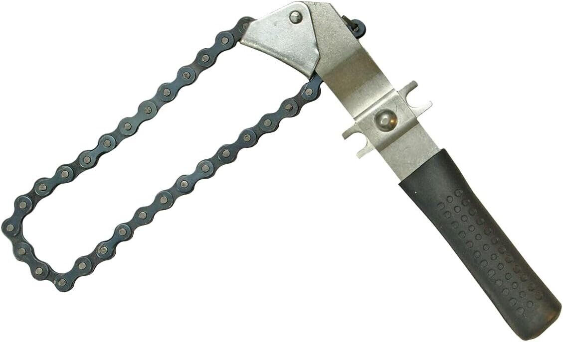 PK Tool HEAVY DUTY OIL FILTER CHAIN WRENCH Remover Car Bike 125mm 5 Inch Filters
