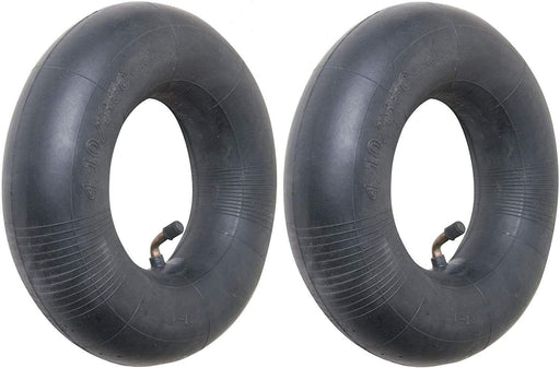 2X 4.10/3.50-4 Inner Tube Tyre Bent Valve for Hand Truck Dolly Hand Cart Garden - FISHER DISCOUNT