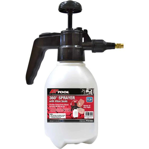 PK TOOL  PUMP SPRAY BOTTLE - 1 LITRE, MADE IN Taiwan , Tyre Shine, Brake Cleaner - FISHER DISCOUNT