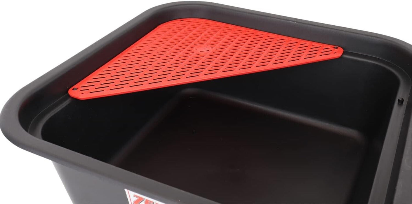PK TOOL 9L Automotive Oil Drain Pan Filter Screen Practical Sturdy Portable