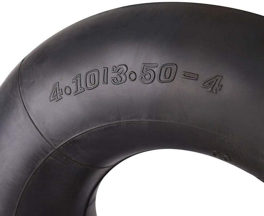 2X Inner Tube 4.10/3.50-4 Inch Bent Stem Valve Lawn Wheelbarrow Tyre black AU OZ