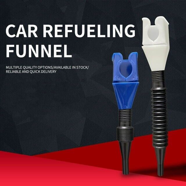 12✖️Fuel Oil Funnel Adjustable Gasoline Engine Car Auto Motorcycle Automotive