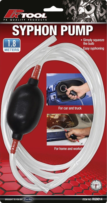 PK TOOL Manual Fuel Pump Car Hand Siphon Water Oil Petrol Diesel Liquid Transfer