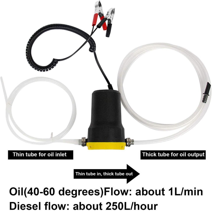 PK TOOL 12V Oil Diesel Extractor Suction Pump Transfer FluidChange Car Boat AU