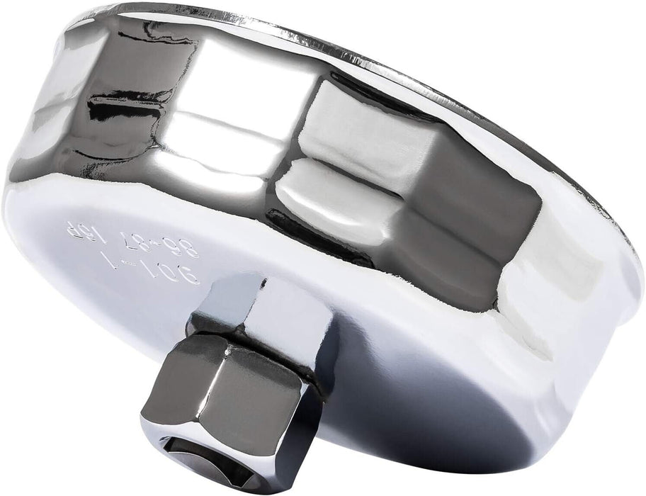 PK Tool Cup Style Oil Filter Remover - 86mm 18 Flat Points Oil Filter Remover