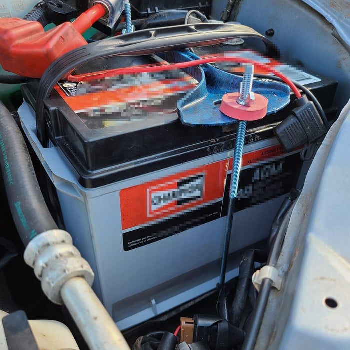 PK TOOLS Charge Battery Hold Down Clamp J Hook 2Pc 10'' Battery Hold Downs Boxes