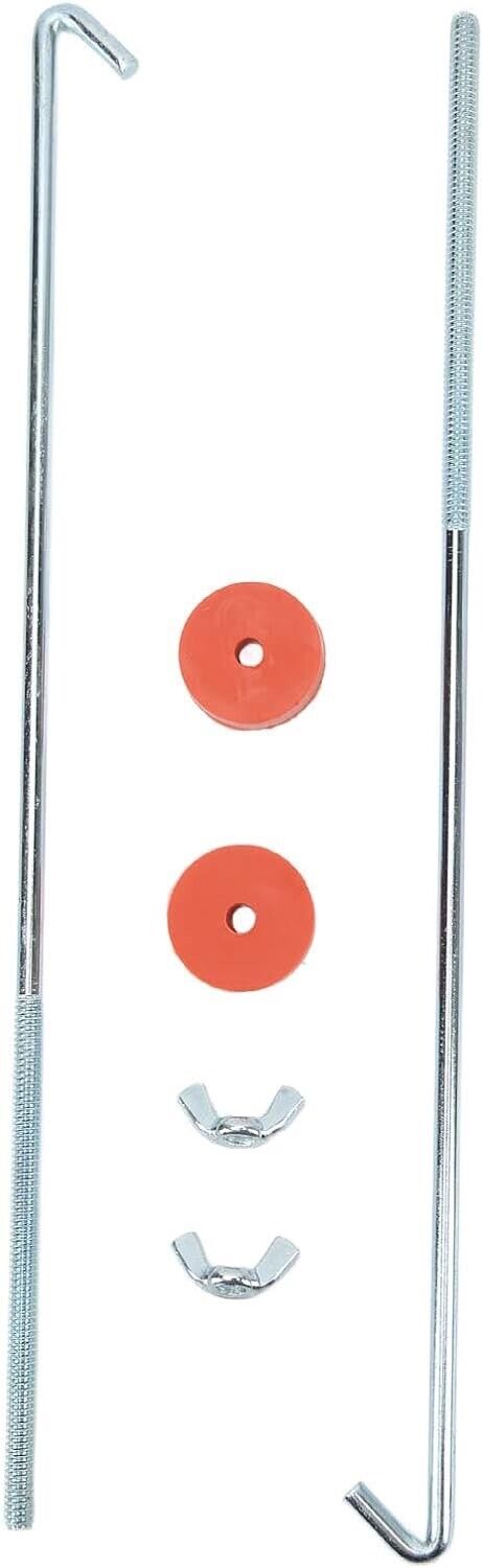 PK TOOL 2PC Charge 10 Inch Battery Hold Down Clamp J Hook - Premium Quality - FISHER DISCOUNT